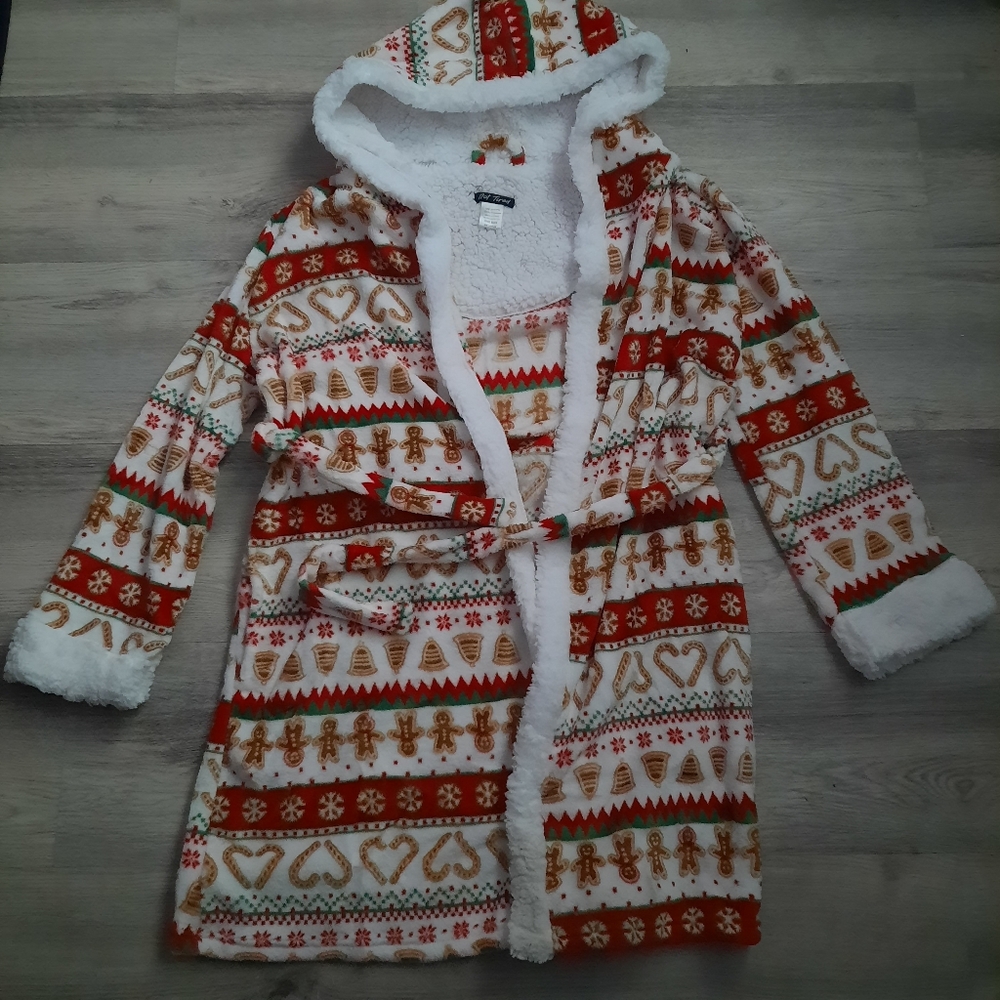 Holiday Patterned Women's Robe - Picture 2 of 5